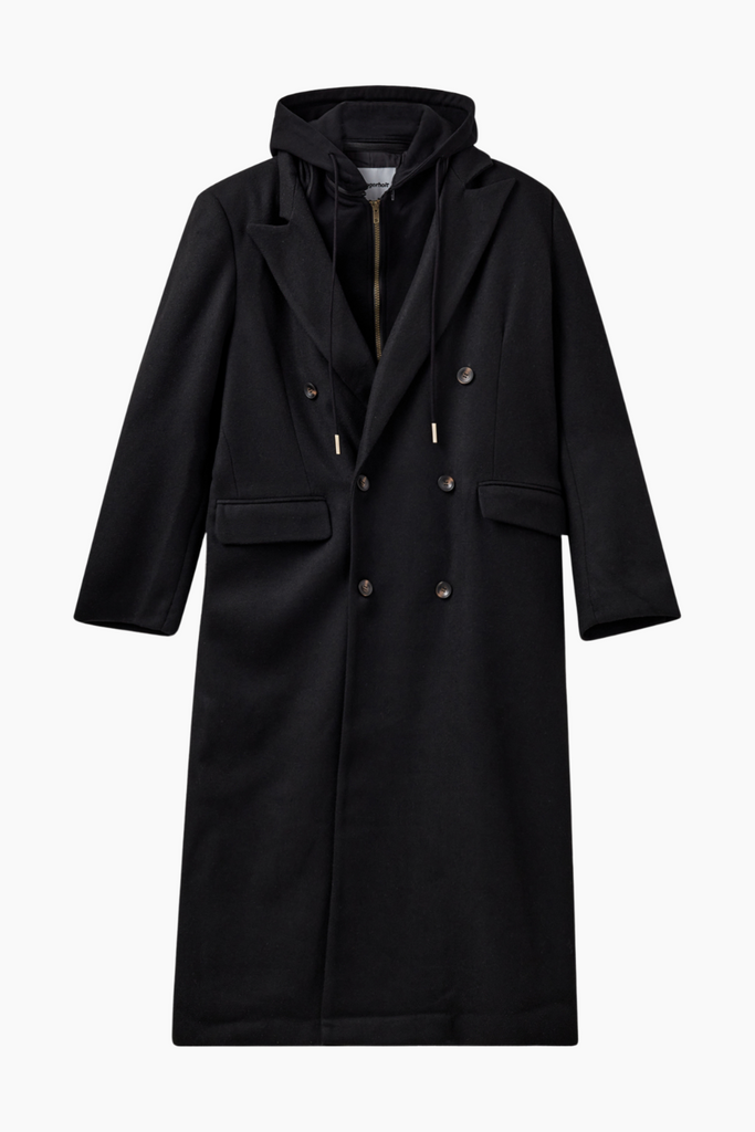 2 in 1 Coat - Black - H2O Fagerholt