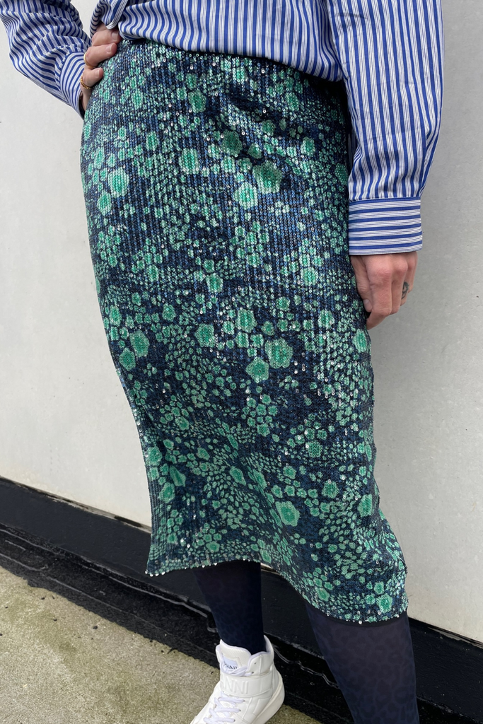 Jolette Skirt - Green Sequince Flower - Baum und Pferdgarten