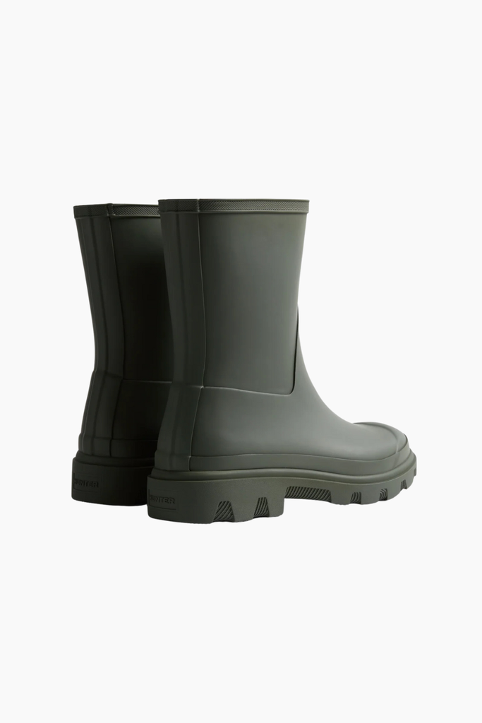 Unisex Downpour Short Boot - Dark Olive - Hunter