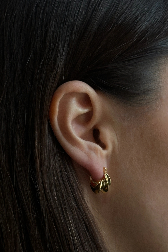 Afrika Petite Earring - Goldplated - Pico