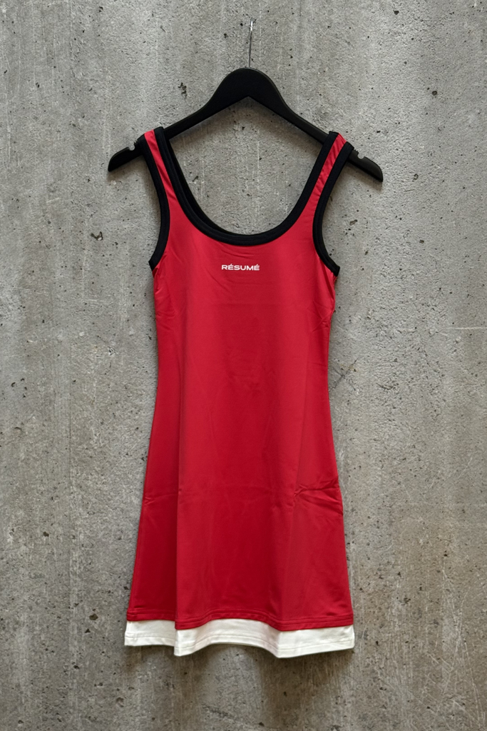 AlbaRS Dress - Multi Red - Résumé