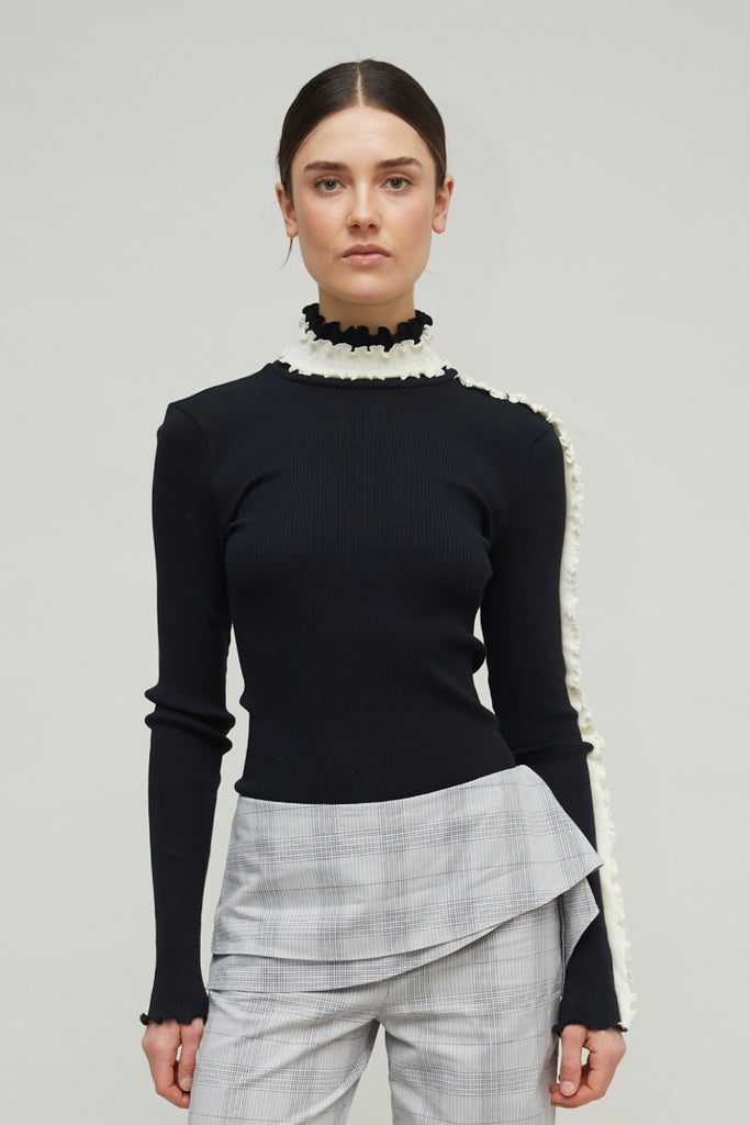 Amélie Seamless Top - Black - OpéraSPORT