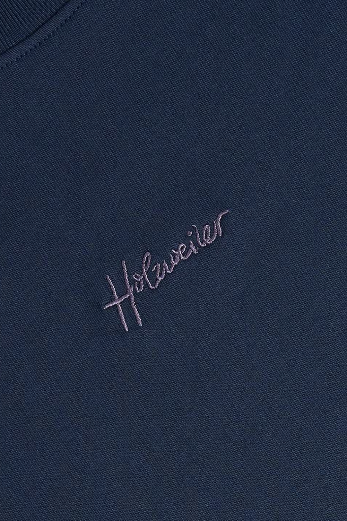 Anja Embroidery Tee - Navy - Holzweiler