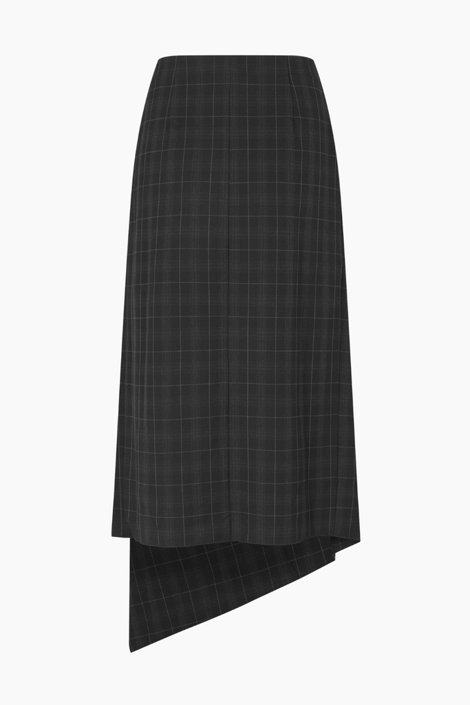 Billy Skirt - Black Checks - Oval Square