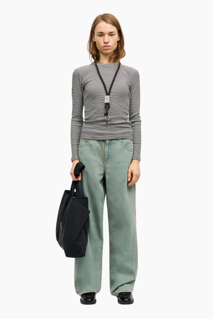 Boutique Washed Athene Bag - Washed Black - Mads Nørgaard