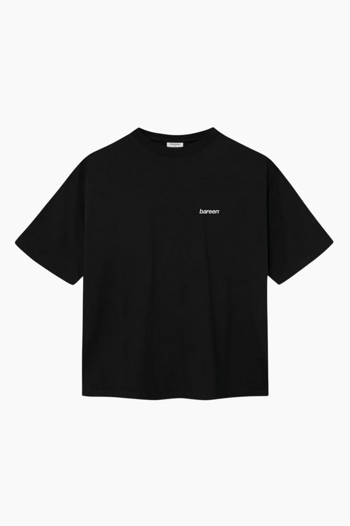 Box Fit Shirt Logo - Black - bareen