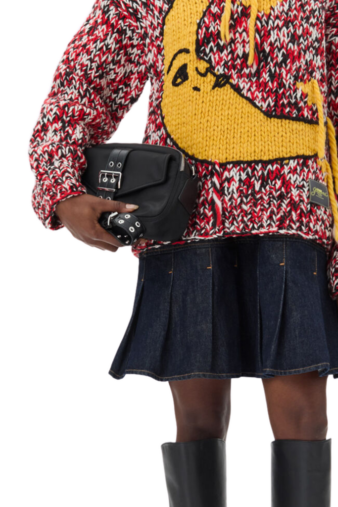 Bucky Camera Bag A6370 - Black - GANNI