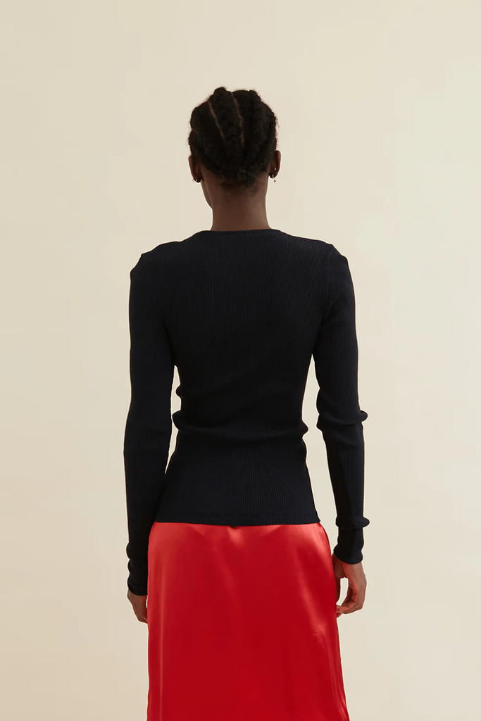 Claire Seamless Top - Black - OpéraSPORT