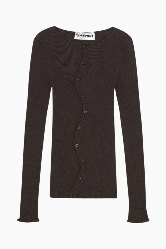 Claire Seamless Top - Dark Brown - OpéraSPORT