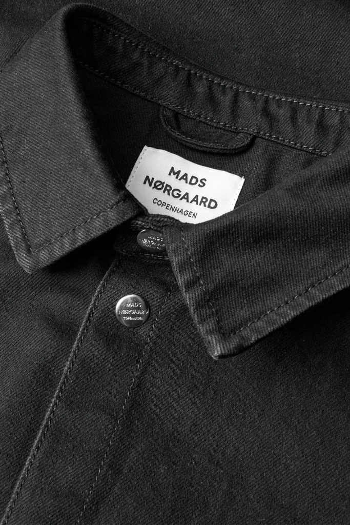 Dyed Denim Gisla Shirt - Black - Mads Nørgaard