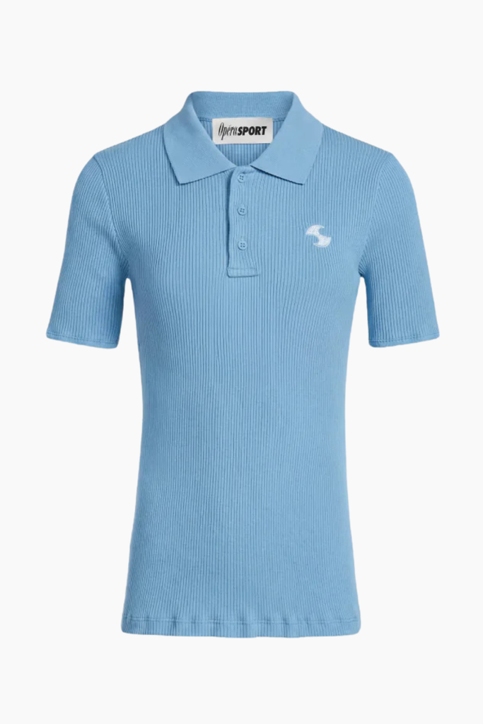 Elia Seamless Polo - Blue - OpéraSPORT