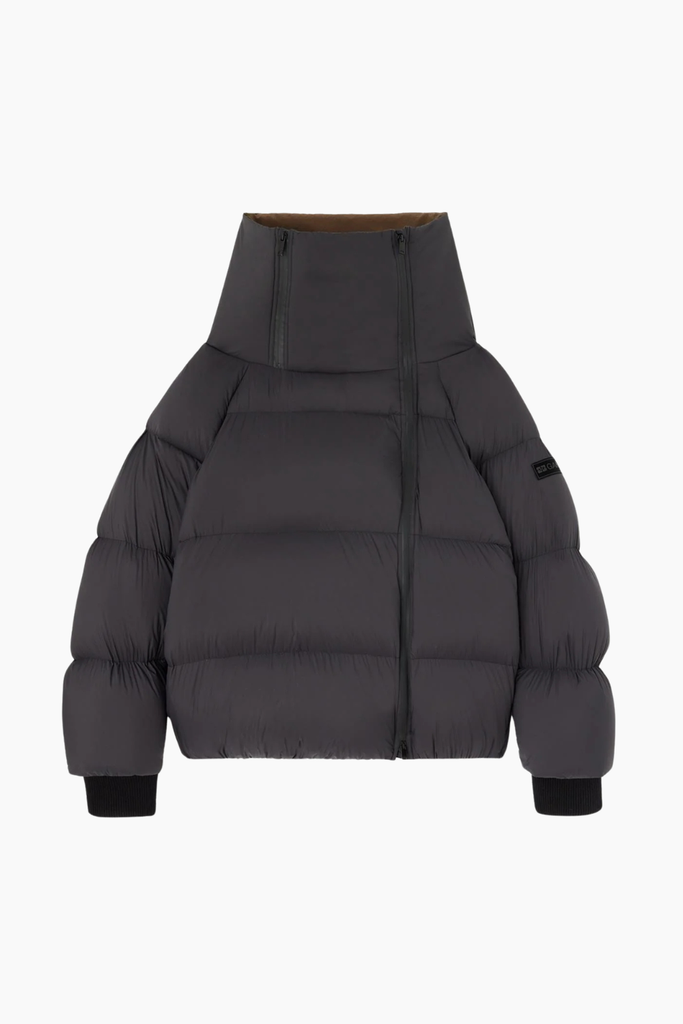 Future Nylon Quilt Puffer - Phantom - GANNI