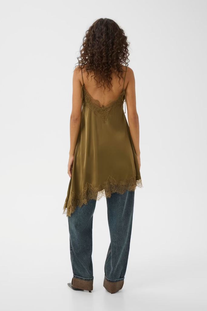 GZlalou Dress - Military Olive - Gestuz