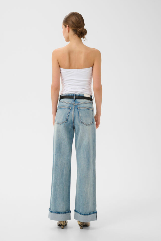 GZmao Tube Top - Bright White - Gestuz