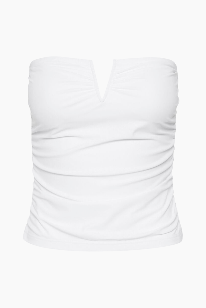 GZmao Tube Top - Bright White - Gestuz