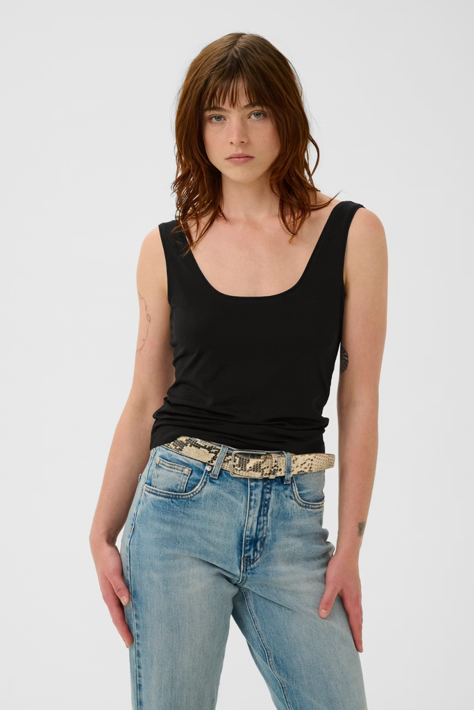 GZmida Tank Top - Black - Gestuz