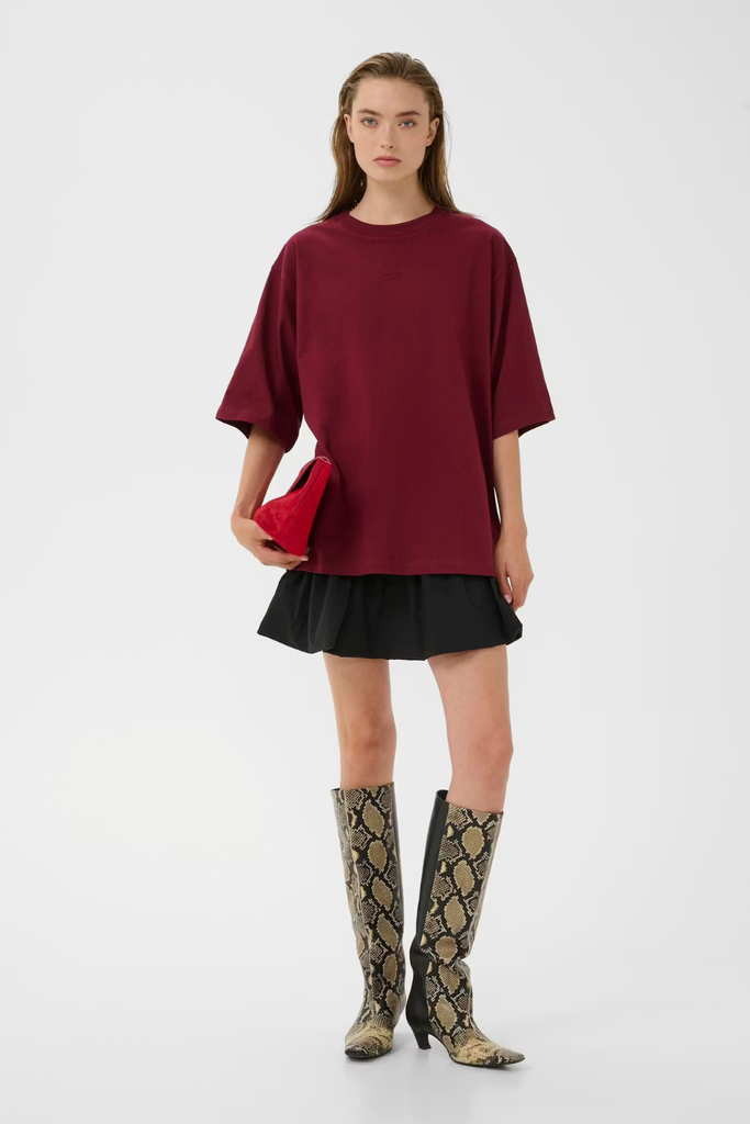 GZtimune Tee - Cabernet - Gestuz