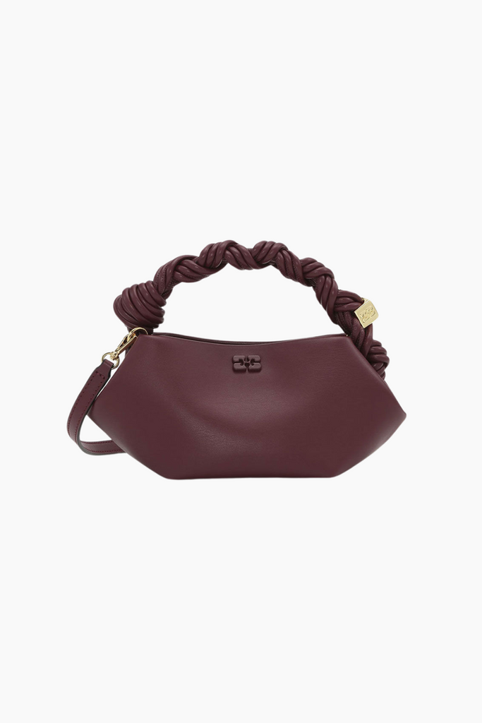 Ganni Bou Bag Mini A6947 - Burgundy - GANNI