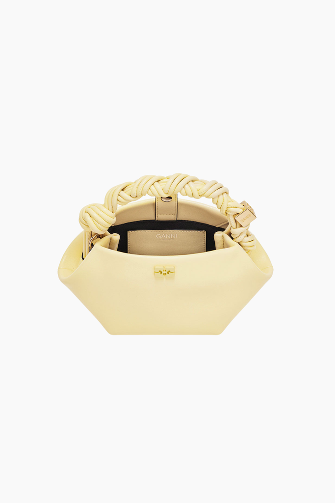 Ganni Bou Bag Mini B2100148 - Yellow Cream - GANNI