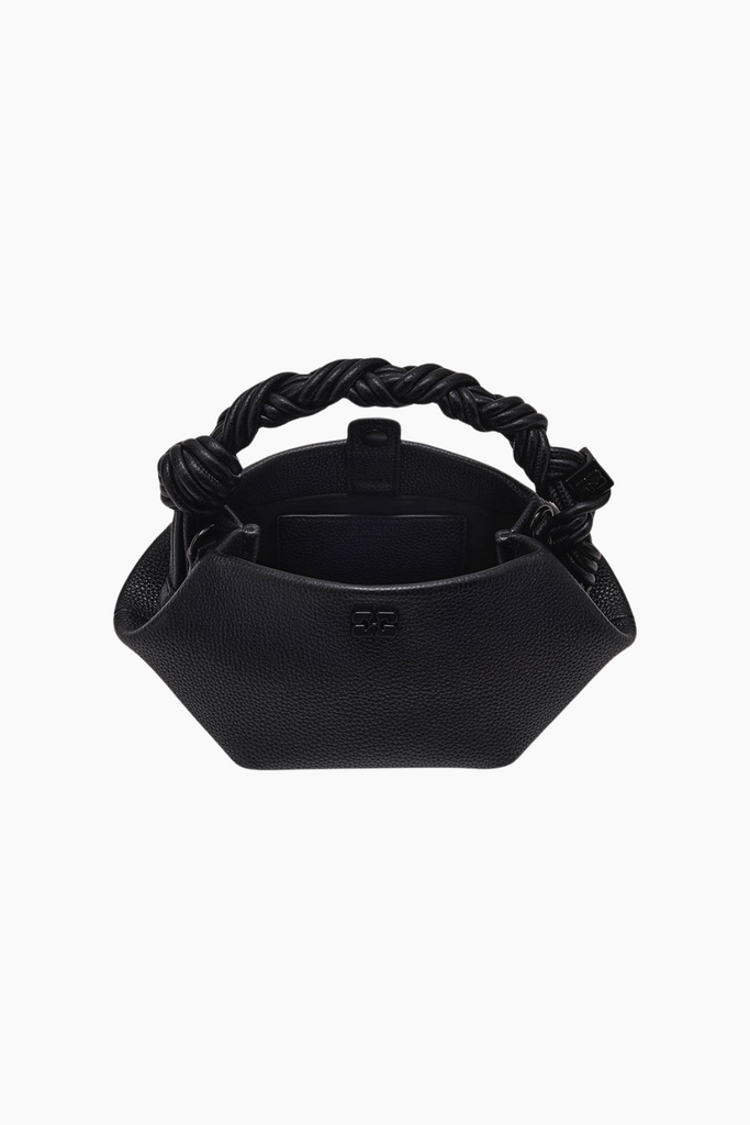 Ganni Bou Bag Mini Grained A6961 - Black - GANNI