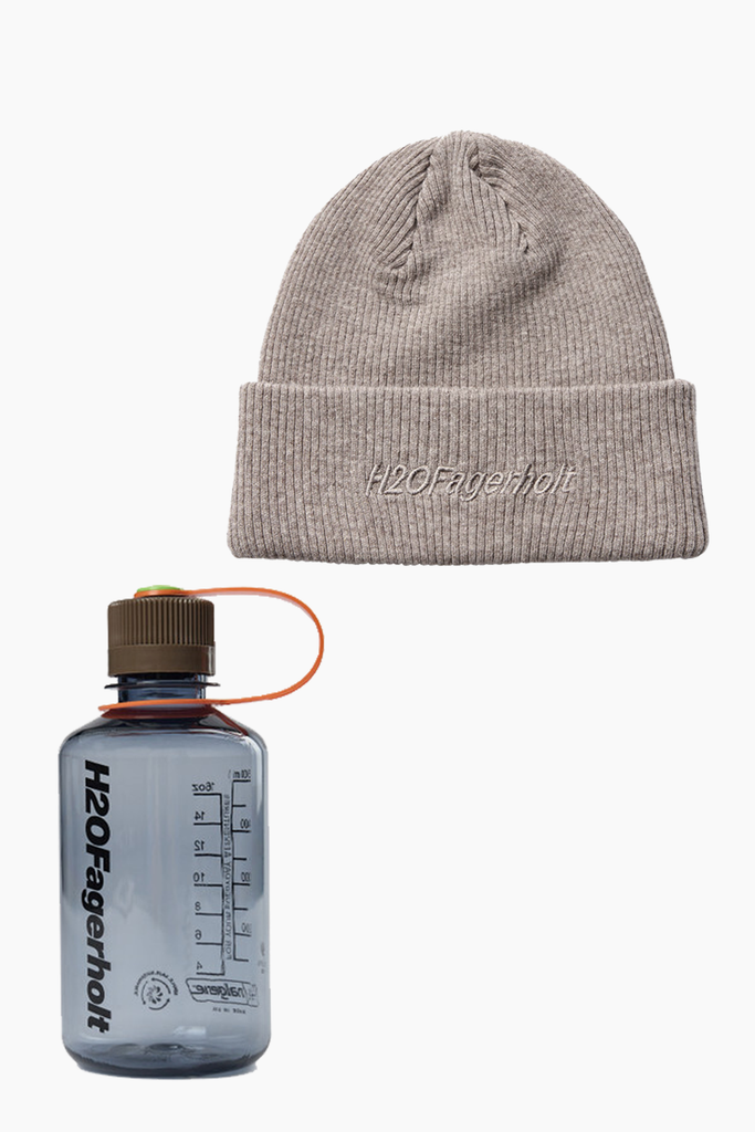 Georgie Hat + Nalgene Vandflaske - Walnut Melange - H2O Fagerholt