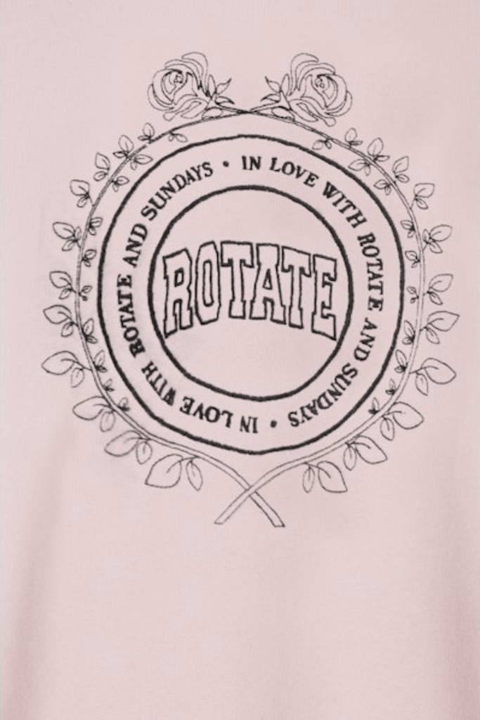 Heavy Sweat Crewneck - Ballerina - Rotate