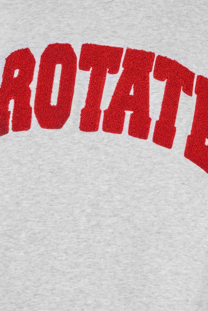 Heavy Sweat Crewneck - Light Grey Melange - Rotate