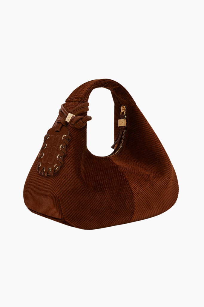 Hobo Mini Hobo Corduroy - Tortoise Shell - GANNI