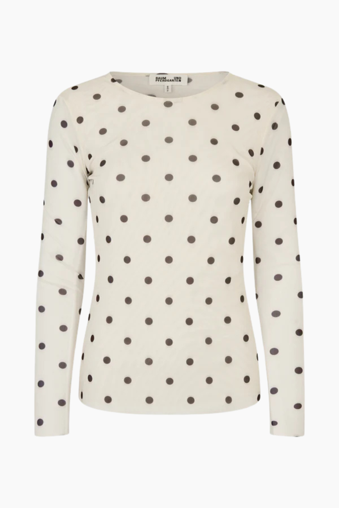 Jodie Blouse - Egret Creme Dot - Baum und Pferdgarten