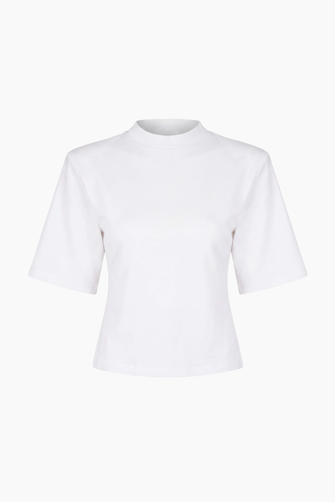 Lana Tee - White - Oval Square