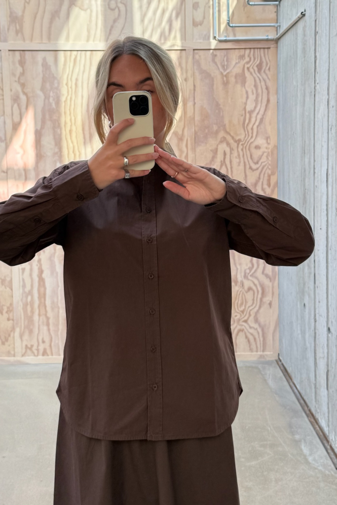 Liv Shirt - Brown - byQNTS