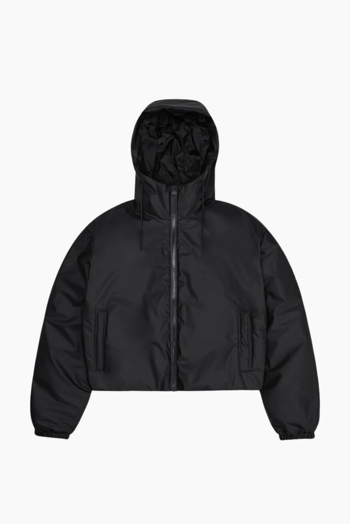 Lohja Short Insulated Jacket W3T1 - Black - Rains