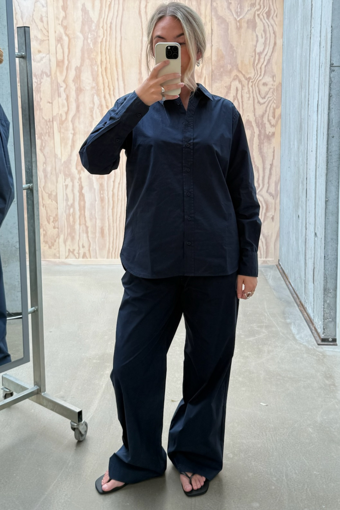 Long Pant - Navy - byQNTS