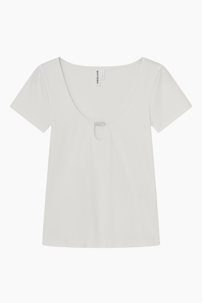 LucyRS Tee - White - Résumé