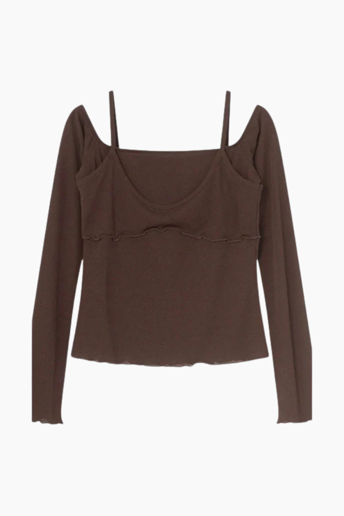 MaddisonRS Blouse - Dark Brown - Résumé