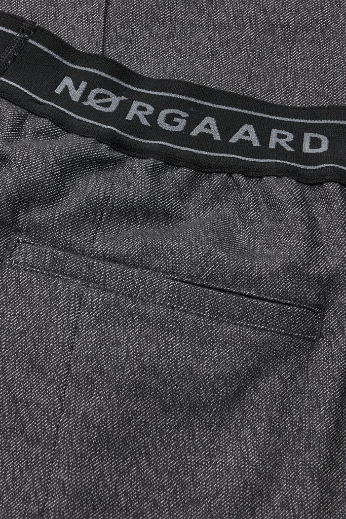 Melange Harly Pants - Dark Grey Melange - Mads Nørgaard