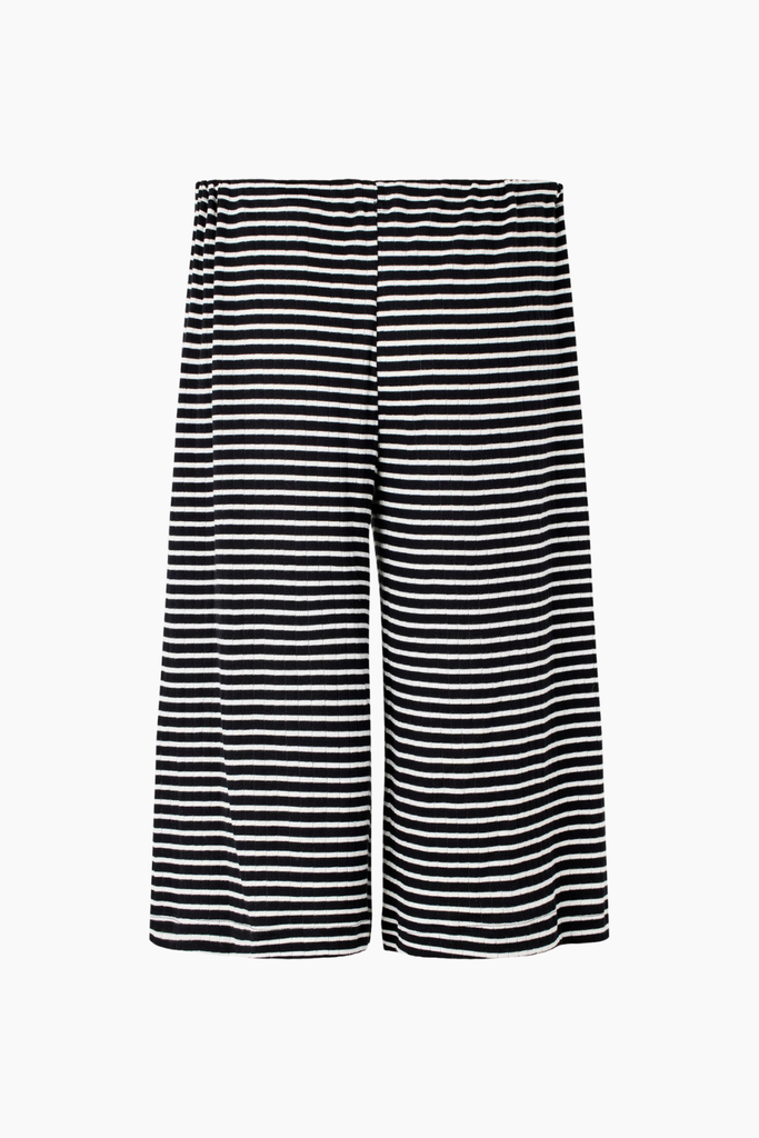 NPS Nova Shorts NPS Stripes - Black/Ecru - Nørgaard på Strøget
