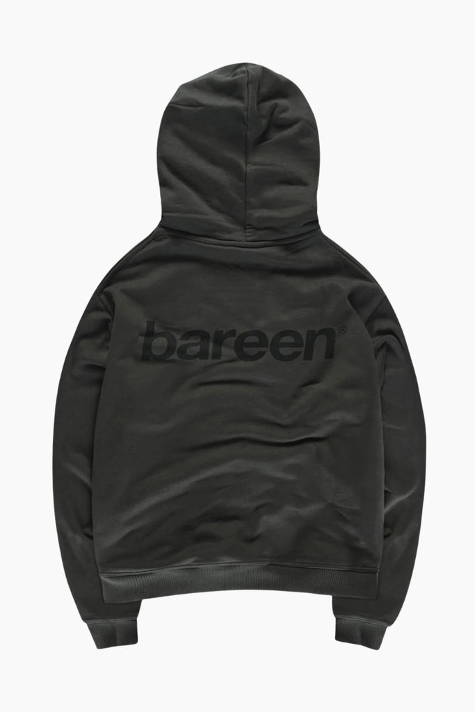 Oversized Hoodie Logo - Vintage Black - bareen