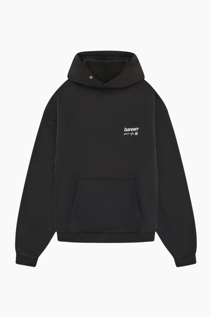 Oversized Hoodie MMXVI - Black - bareen