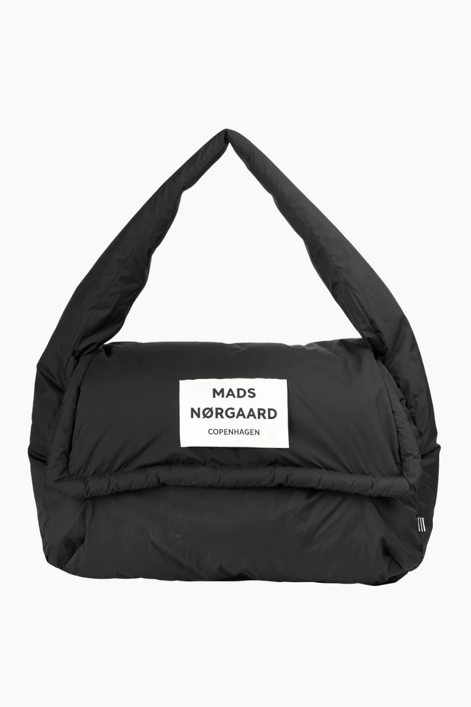 Recycle Pillow Bomb Bag - Jet Black - Mads Nørgaard
