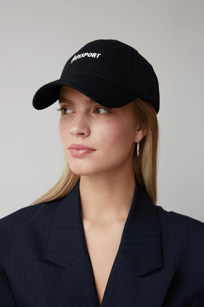 Rene Unisex Cap - Black - OpéraSPORT