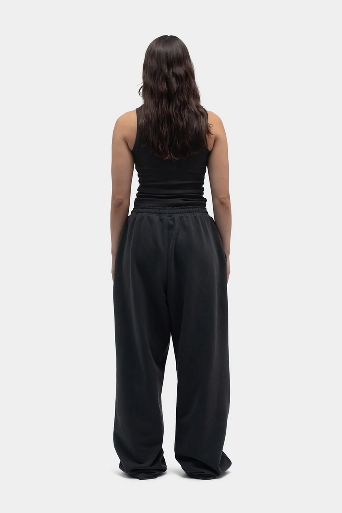 Rib Tank Top - Vintage Black - bareen