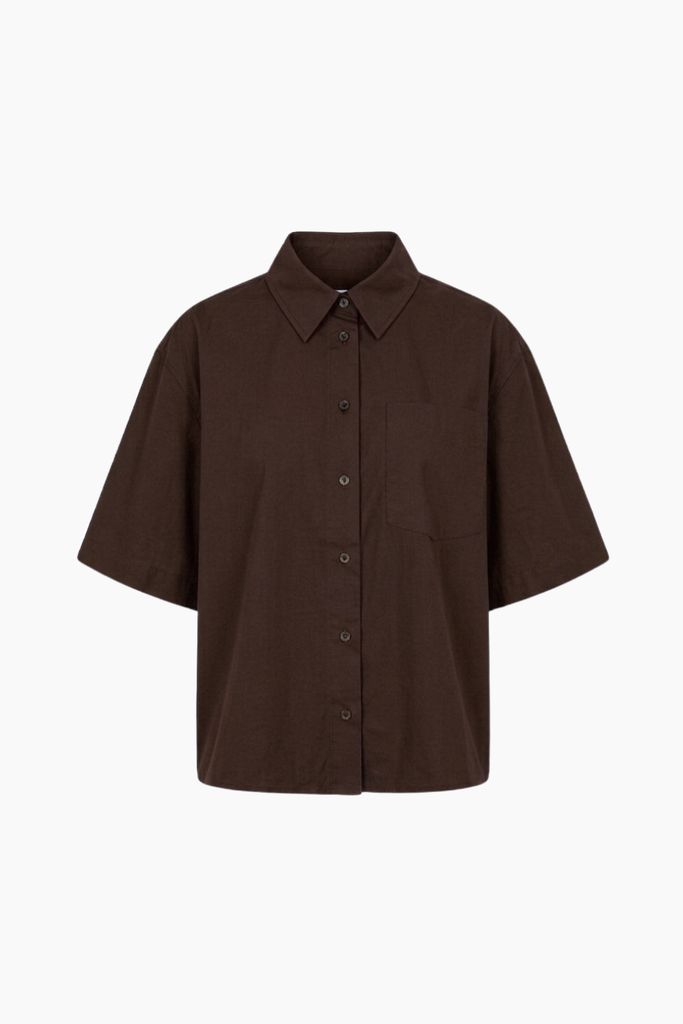 SS Shirt - Brown - byQNTS