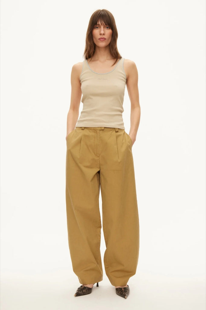 Safari Trousers - Beige - Oval Square