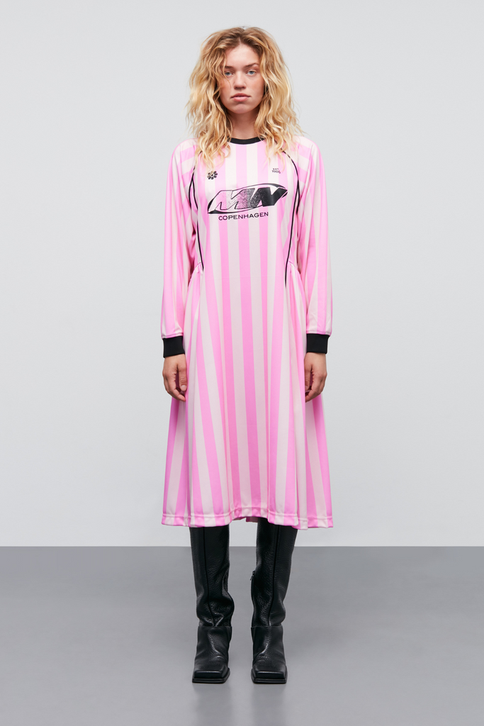 Shiny Sport Debbie Dress - Begonia Pink/Blushing Bride - Mads Nørgaard