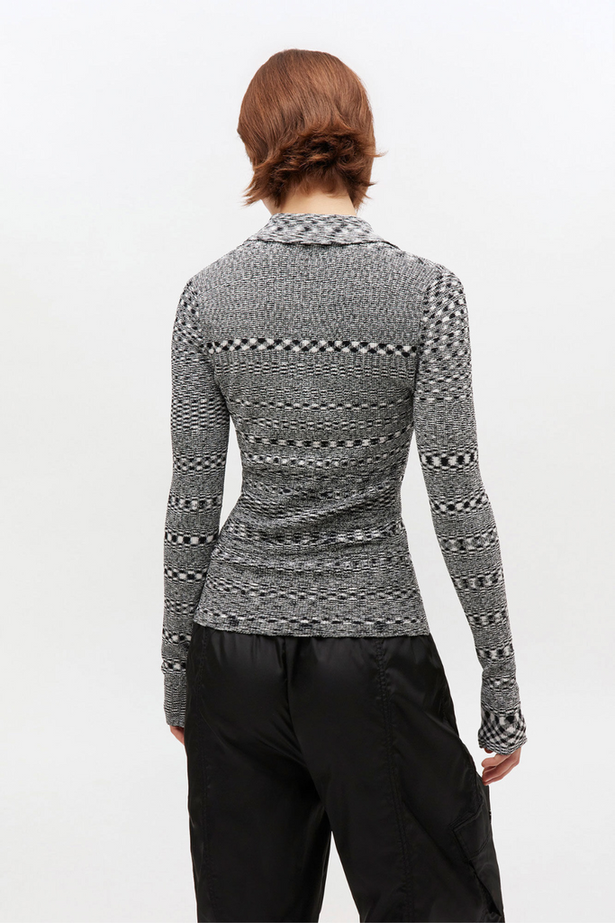 Spacedyed Polo K2606 - Black - GANNI