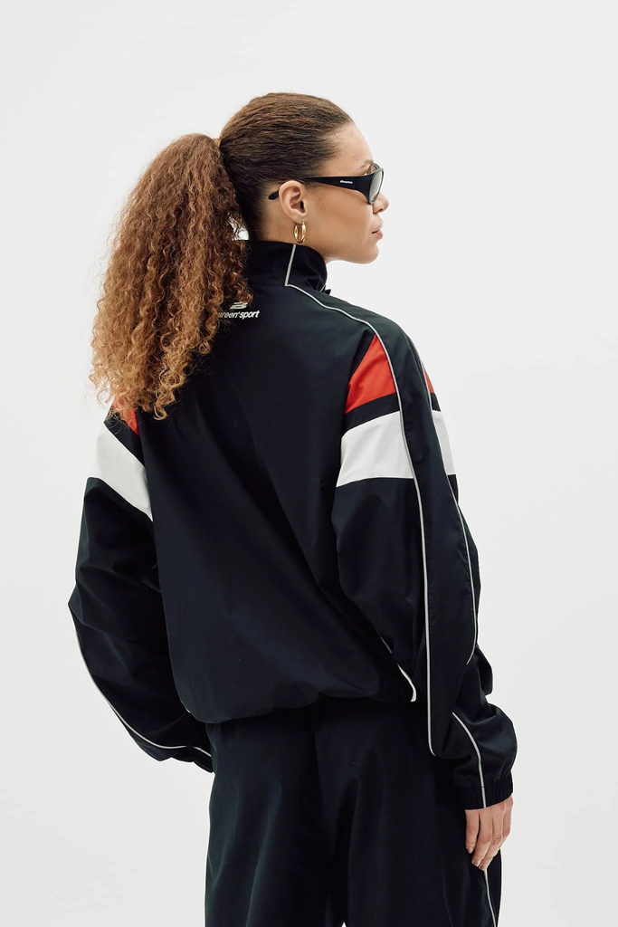 Track Jacket 2.0 - Black/Red/White - bareen