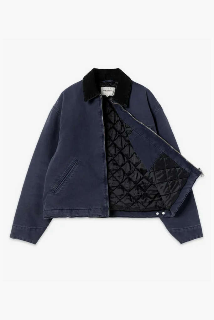 W' OG Detroit Jacket - Dark Navy/Black Stone Canvas - Carhartt WIP