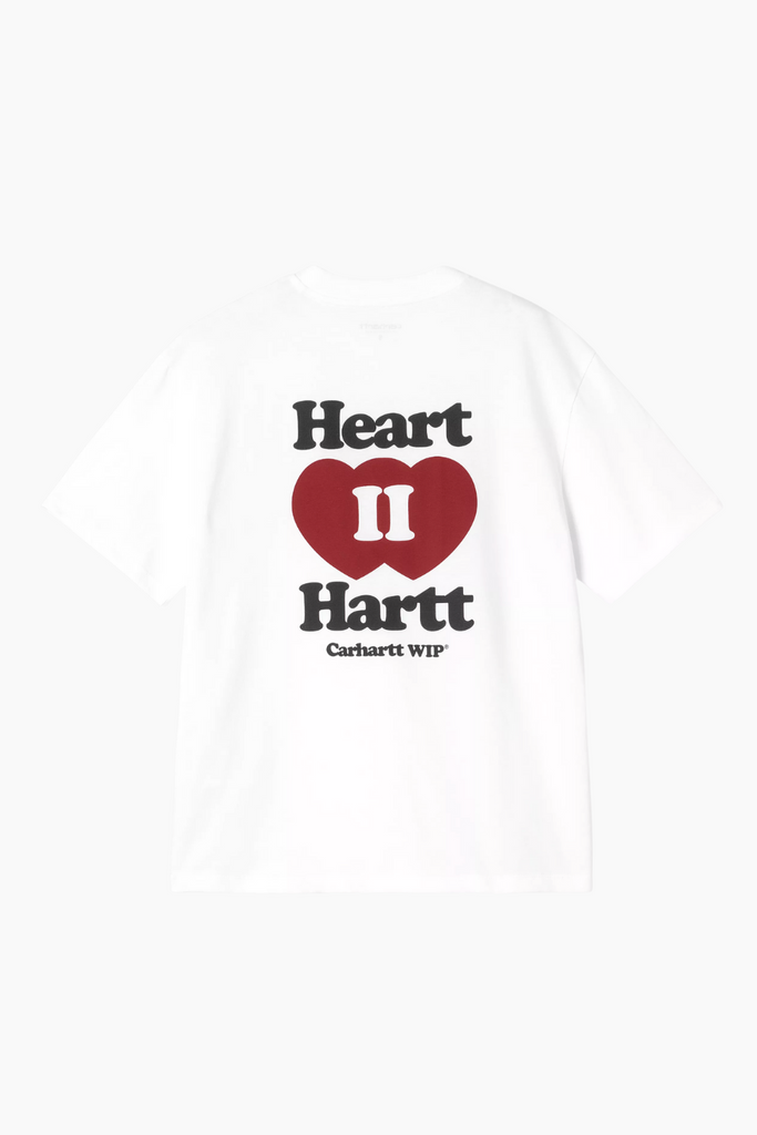 W' S/S Heart II Hartt T - White - Carhartt WIP