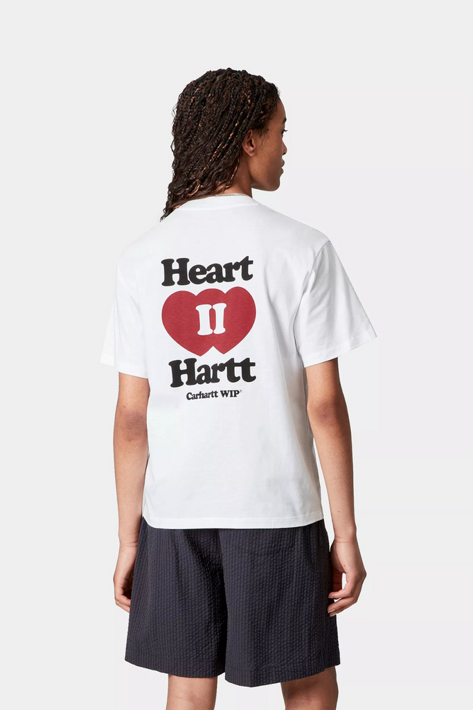 W' S/S Heart II Hartt T - White - Carhartt WIP
